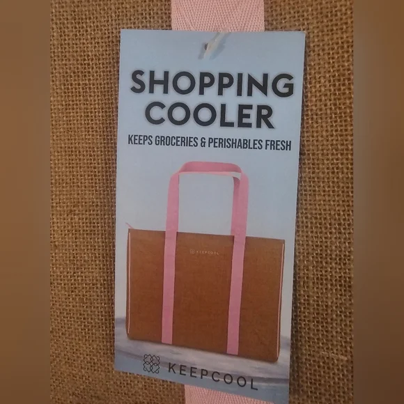 Brown and Pink Tote Bag - Picture 3 of 8